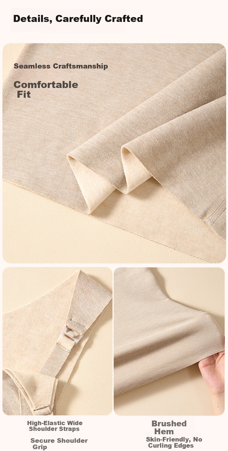 Ordifen Postpartum Nursing Support Anti-Sagging Plus Size Fleece Lined Maternity Breastfeeding Vest with Chest Pads Imitation German Velvet 13