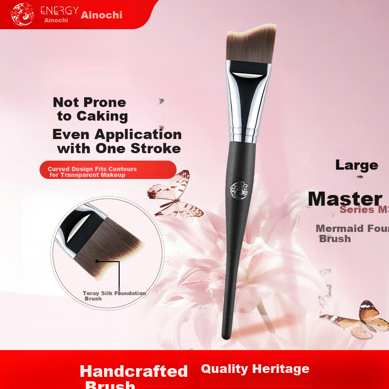 Ainoqi Master Series M318 Mermaid Foundation Brush Natural Blending Beginner Makeup Brush Tool Cangzhou