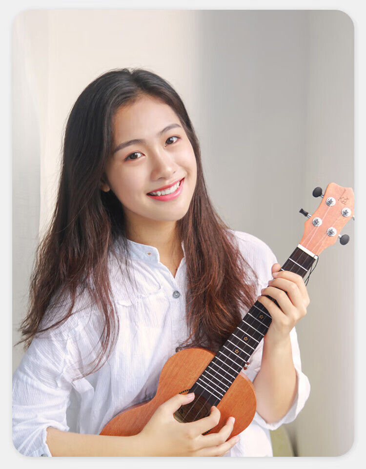 Kaka KUC-MA Ukulele Peachwood Mini Guitar 23 Inch 24