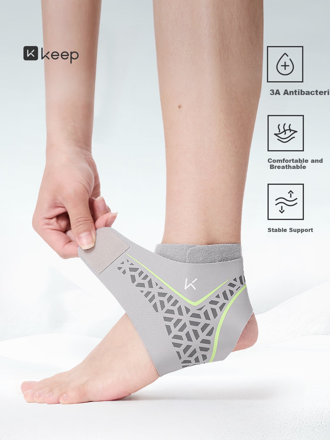 Keep Ankle Support Sleeve Lightweight Brace for Sprain Prevention and Ligament Injury Recovery Basketball Sports 3