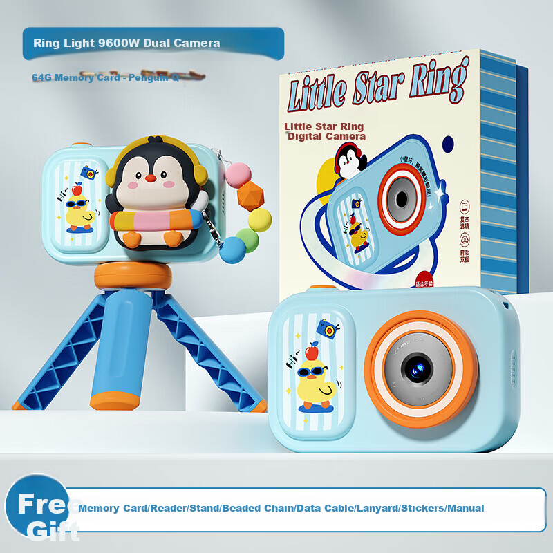 Carlbaby Kids Camera Toy 3-6 Years Instant Print Photo Video Recorder Birthday Gift for Boys and Girls