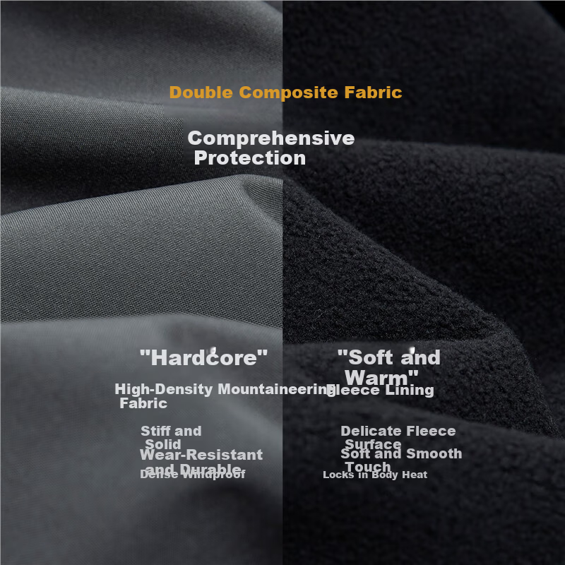 Giordano Men's Windproof Jacket Autumn Winter New Outdoor Water-Repellent Multi-Pocket Hooded Softshell Coat 01075705