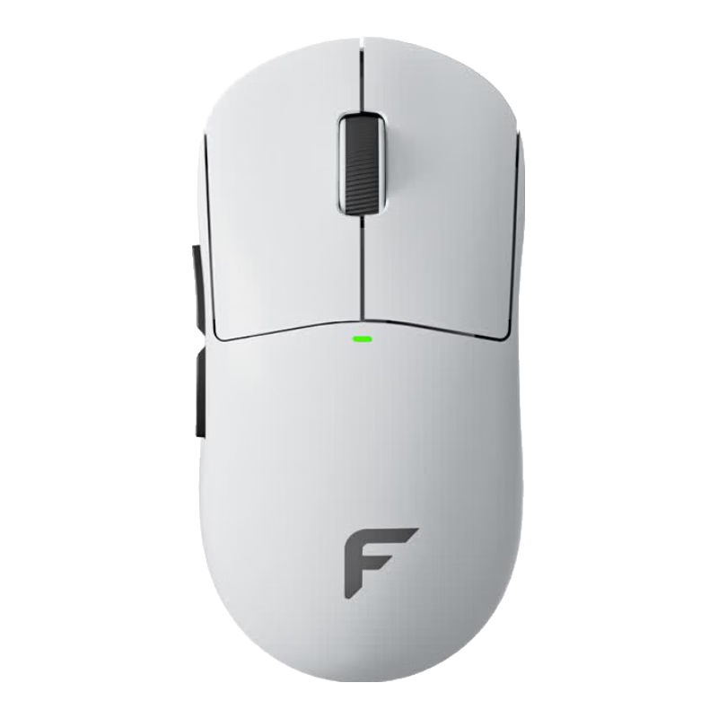 Founder Tri-Mode Gaming Mouse Wired/2.4G/Bluetooth 60G Ultra-Lightweight Feel Small to Medium Hand S205 Esports Chip All-Purpose Gaming Office Mouse G980 Pure White