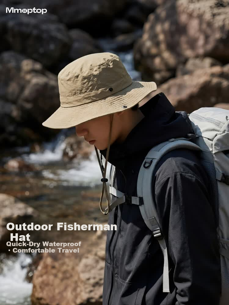 MMOPTOP Men's Summer Sun Protection UV Shield Outdoor Mountaineering Fishing Sun Bucket Hat for Women 3