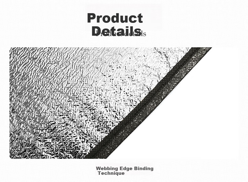 CAMEL Outdoor Camping Moisture-Proof Mat Portable Picnic Blanket Ground Mat Seat Cushion Festival Beach Mat Thickened Silver Ground Sheet 9