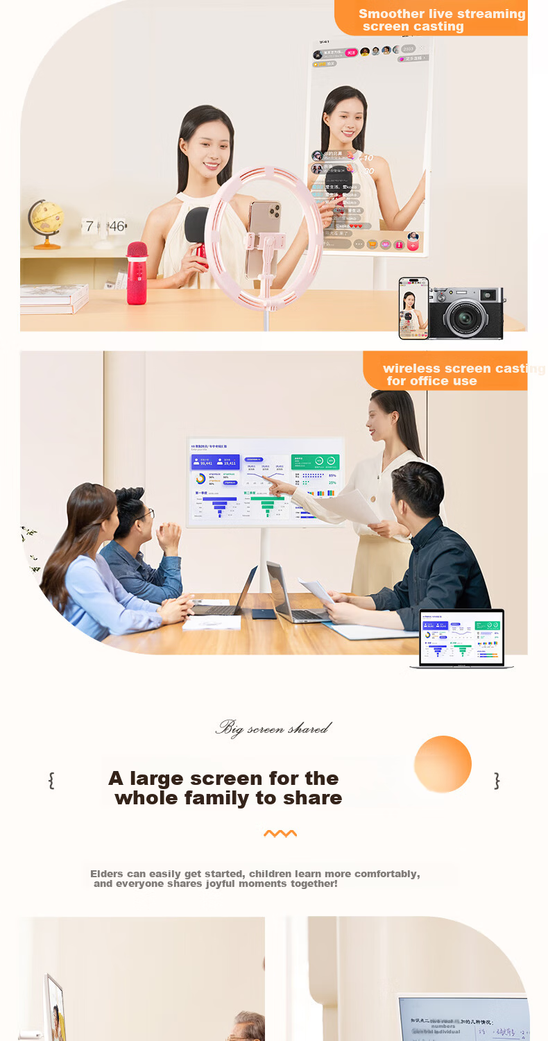 Skyworth [Gina's Choice 24-Hour Battery Life] 4K Bestie Machine 32-inch F3 Ultra Portable TV All-in-One Smart Screen Birthday Gift 8+128GB 11