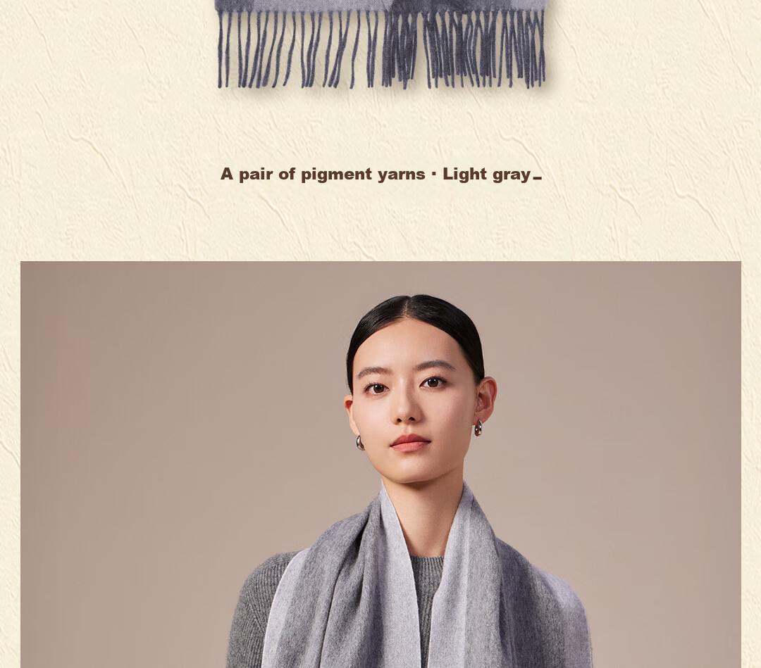 Shanghai Story Autumn Winter New Pure Wool Scarf Shawl Soft Warm Gift for Mom Elders Birthday New Year Women Neck Warmer 19