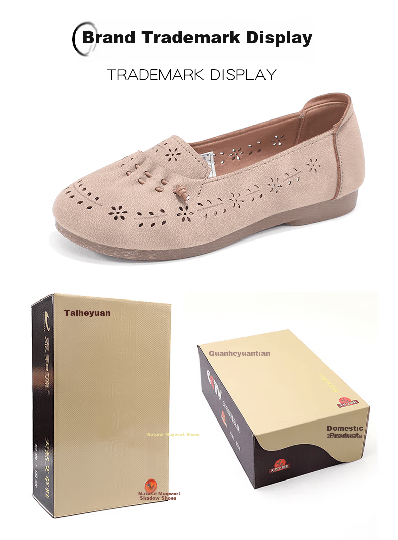 Taiheyuan Summer Women's Hollow Carved Anti-Slip Flat Shoes Comfortable Lightweight Middle-Aged and Elderly Mom Grandma Shoes 16