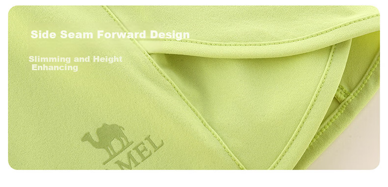 CAMEL Women's Sports Shorts Cooling Breathable Anti-Exposure Training Running Shorts Y26BA4L0008 Windflower Purple XXL 10