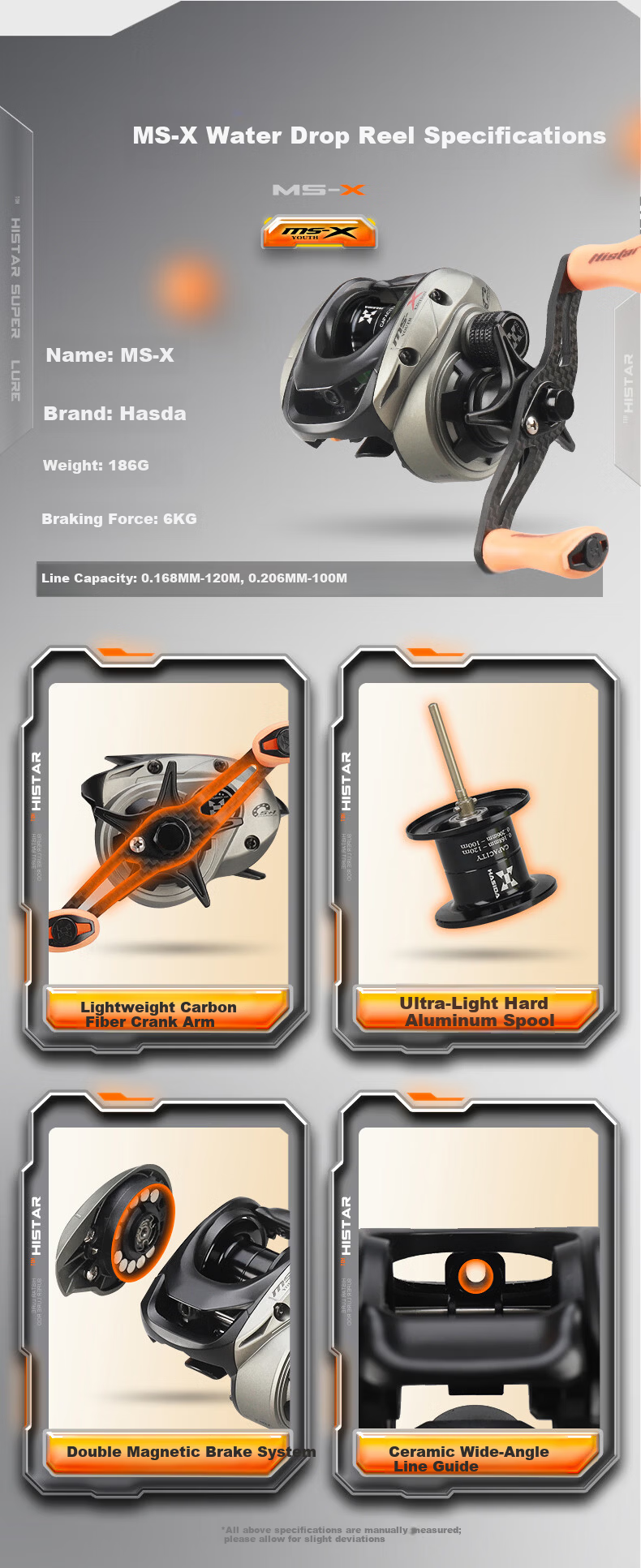 HISTAR Musa Fuji Fishing Rod Set 2.13m M+ Spinning Reel + Line Bait Fish Control Kit 6