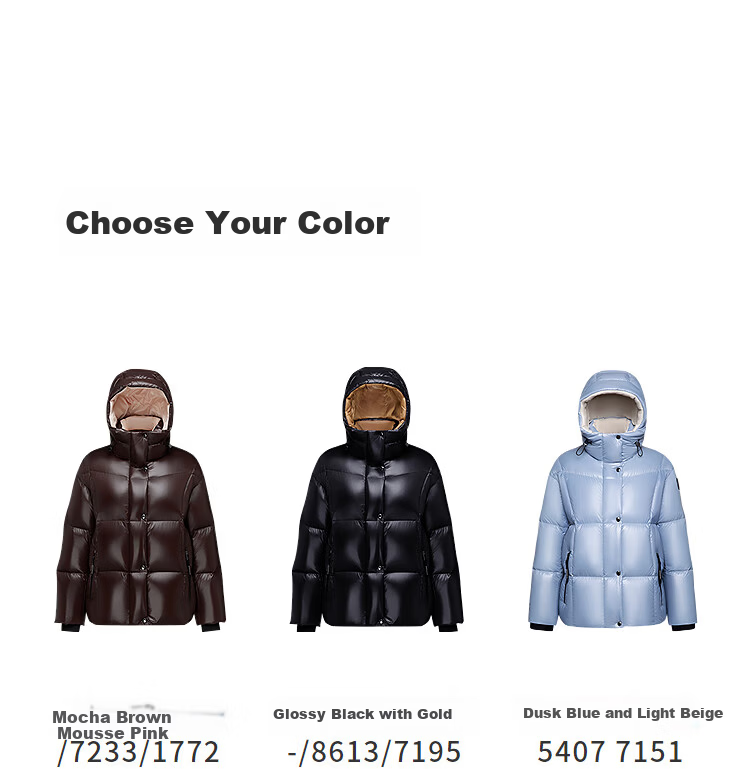 BOSIDENG Off-Season Puff Down Jacket Women's Winter Thickened Goose Down Hooded Loose Short Fashion Warm Coat 10