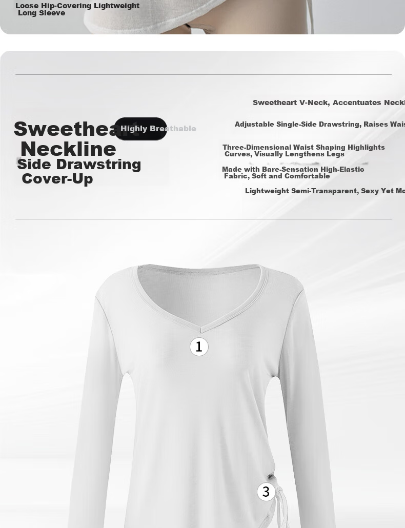 XUEXIMAN New Loose Sports Pullover Women Advanced Professional Training Fitness Pilates Top Quick-Dry Yoga Long Sleeve 2