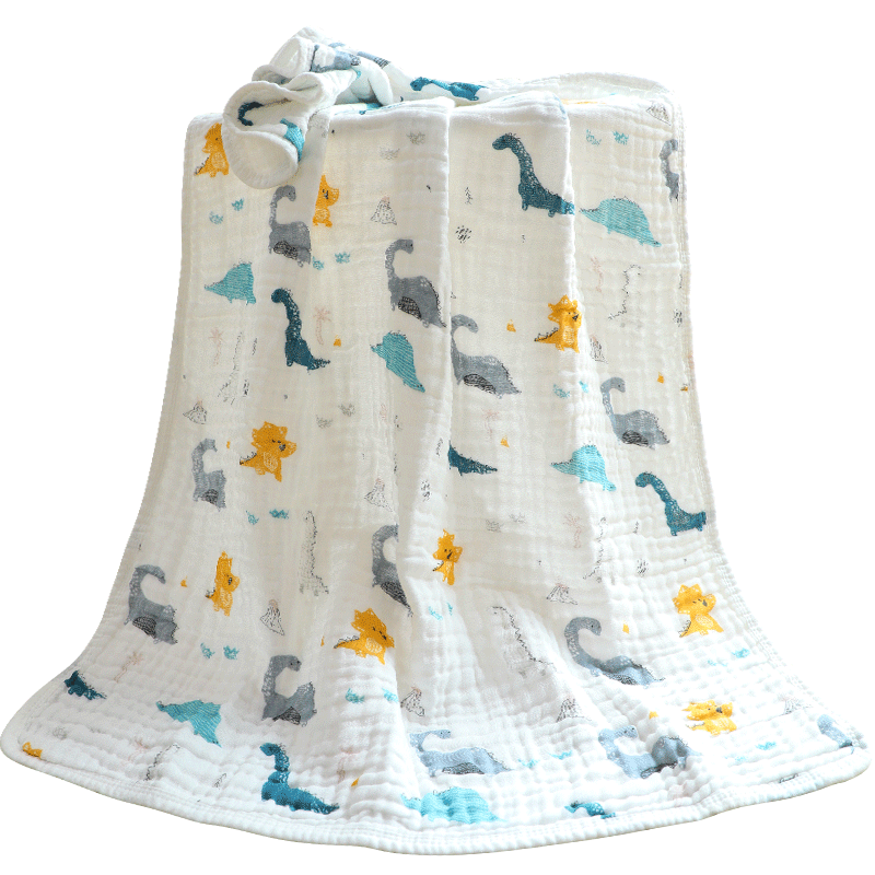 Grace Class A Pure Cotton Baby Gauze Bath Towel Unisex Infant Bath Wrap Newborn Large Towel Blanket 105*105cm