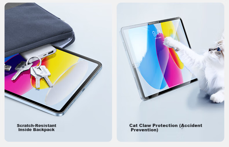 Shanmo iPad Pro 11-inch M5 Chip Tempered Glass Screen Protector Dust-Free Installation for 2024/2025 Apple Tablet HD Film 10