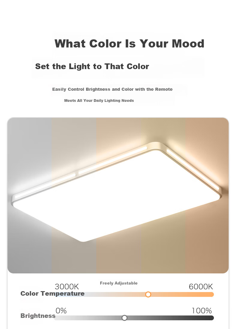 MICOE Pure Eye Protection Modern Minimalist Bedroom Ceiling Light Dining Room Light Zhongshan Lighting Luxury Shadow Series 19