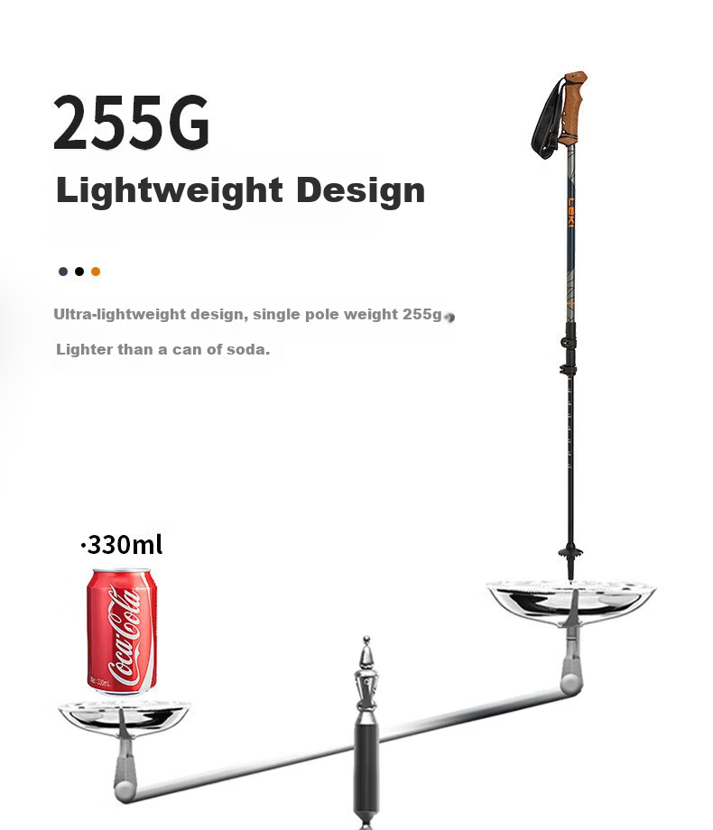 LEKI Legacy Outdoor Hiking Trekking Poles with External Lock, Adjustable Telescopic Walker for Children (Pair) 4
