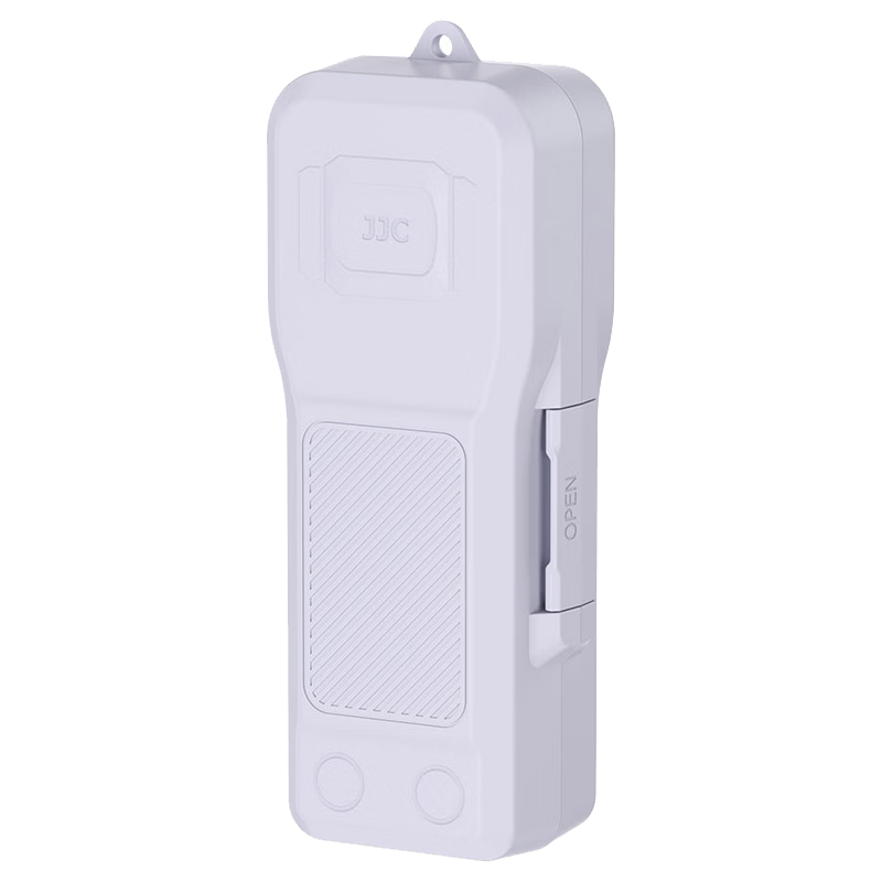 JJC New Flip Cover Case for DJI Osmo Pocket 4/3 with Silicone Padding, Lens Filter Storage for Action Camera