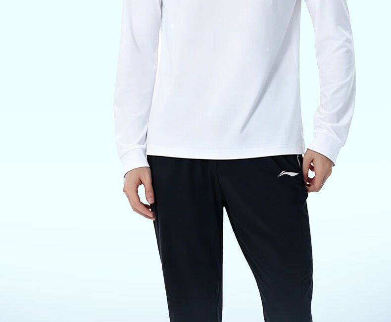 Li-Ning Men's Quick-Dry T-Shirt Short Sleeve Summer Breathable Ice Silk Casual Loose Running Basketball Sports Fitness Quick-Dry Shirt 2