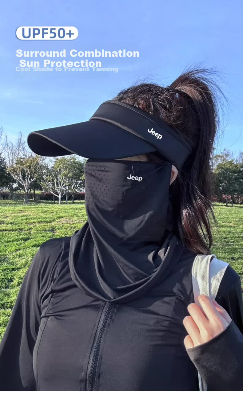 JEEP Women's New Summer Sunshade UV Protection Running Sports Visor Cap 2