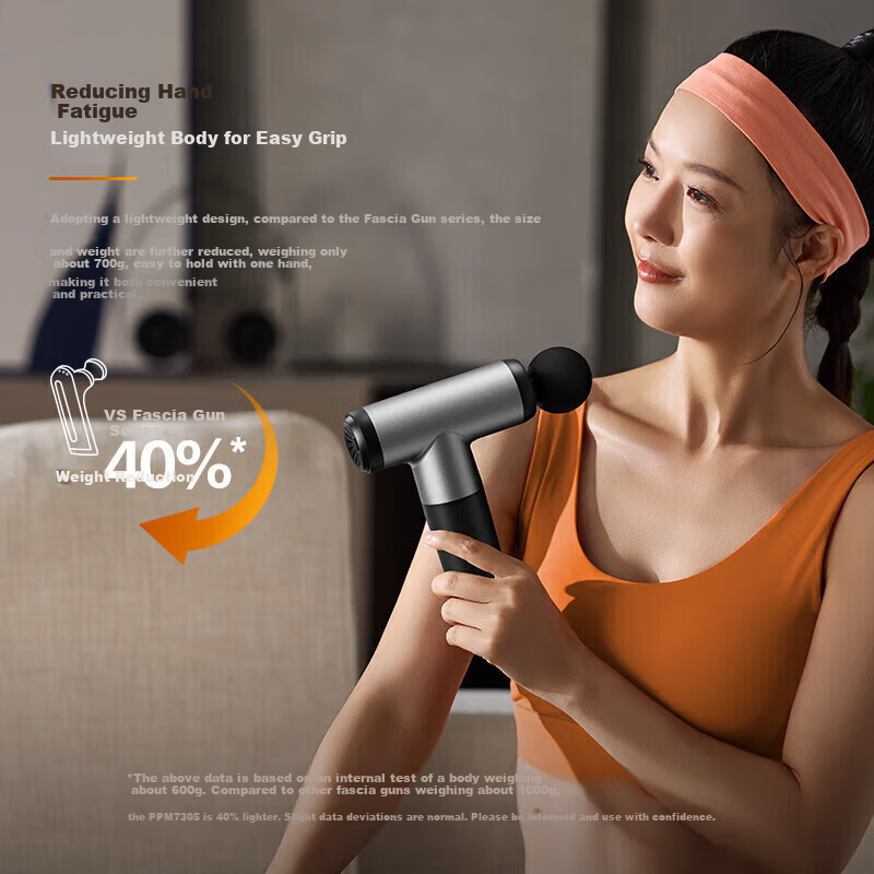 PHILIPS Fascia Gun Professional Sports Massager High-Frequency Vibration Full-Body Silent Muscle Relaxation Shoulder Neck Waist Leg Portable Mini Gift for Men and Women Birthday Mother's Day Small Ste
