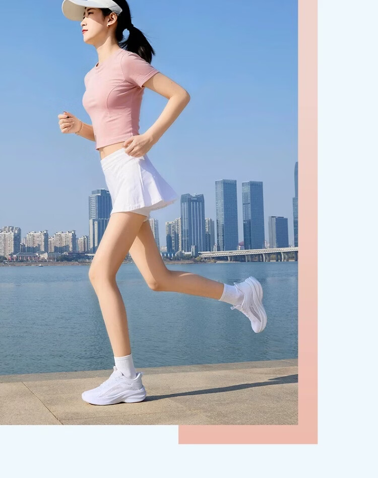 Warrior Women's Sports Shoes 2026 Summer New Soft Sole Breathable Mesh Lightweight Running Shoes 5401 White Size 38 4