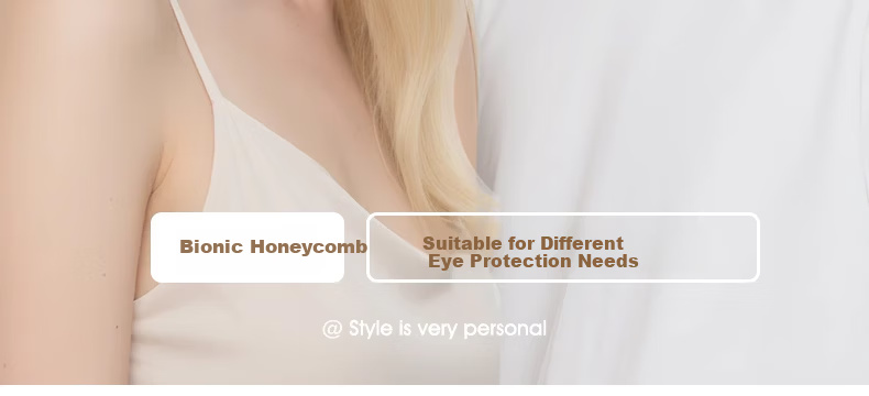 Morak Honeycomb Protective Auto Photochromic Blue Light UV Radiation Shielding Post-Femtosecond Surgery Sunglasses for Men and Women 11