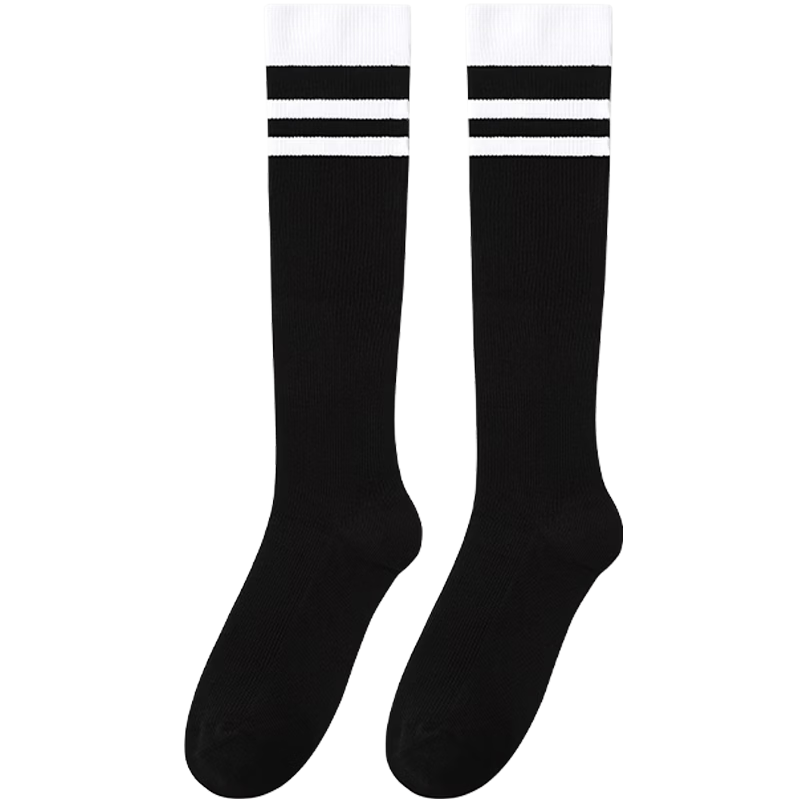 Jiusuiban Children's Long Tube Socks Girls Thin Soft Cotton Feel School Style High Tube Calf Socks Middle School Student Campus Versatile Mid Tube Socks