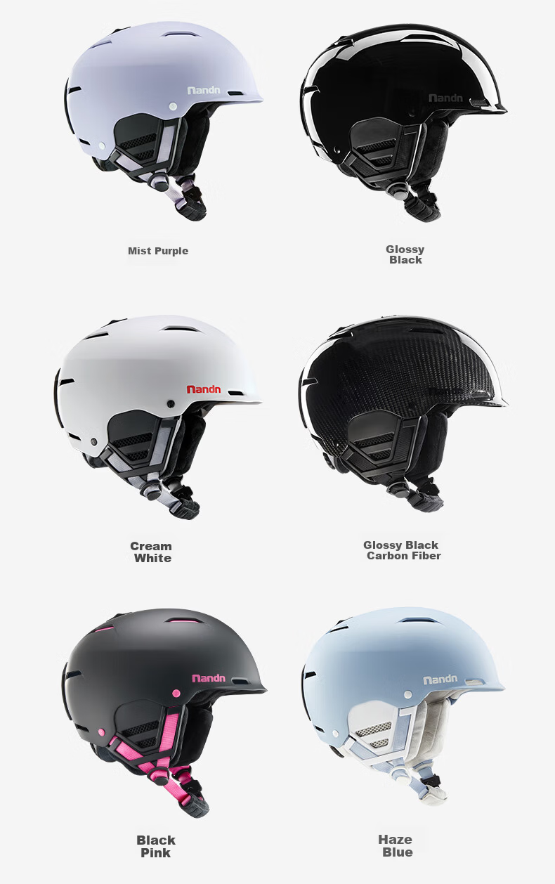 Nanen Ski Helmet Unisex MIPS Impact Protection Single Double Board Warm Breathable Integrated Snow Helmet 19