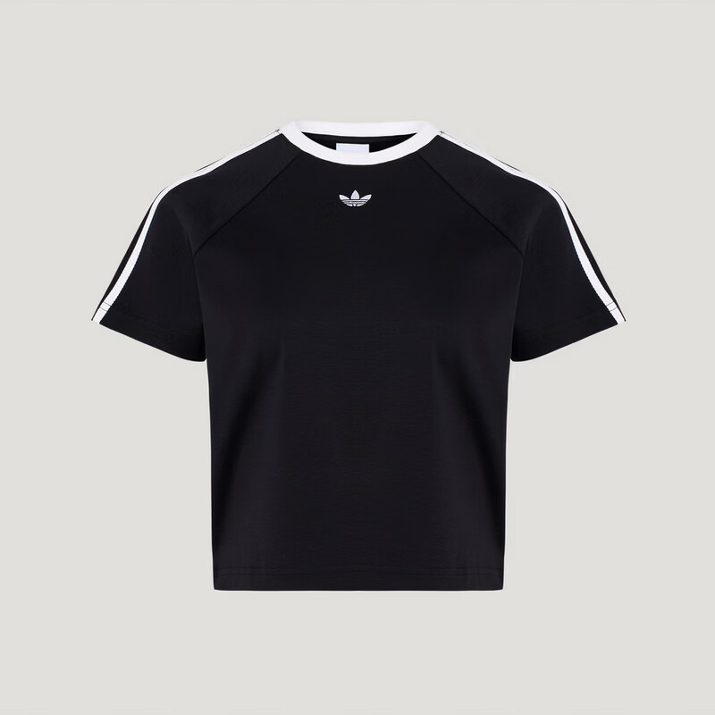 Adidas Originals Women's BABY TEE W Short Sleeve T-Shirt KT7794 Black M 2