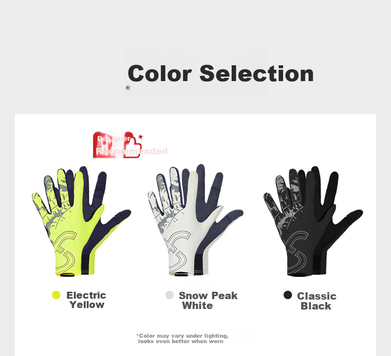Feibit Thin Fleece Gloves 3.0 Unisex Running Outdoor Warm Touchscreen Cycling Cold-Resistant Classic Black S 14