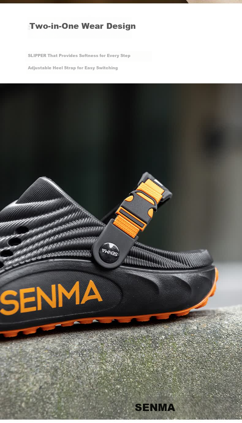 Semir Men's Hollow-out Sports Slippers Summer Outdoor Sandals 2026 New Beach Shoes 6