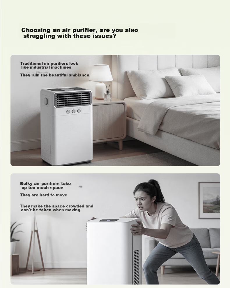 720 Fragrance Air Purifier B300 Cloud Blue Bedroom Small Space Aromatherapy Deodorizer Long-lasting Freshness Formaldehyde PM2.5 Pet Odor Baby Safe Desktop Purifier National Subsidy 1