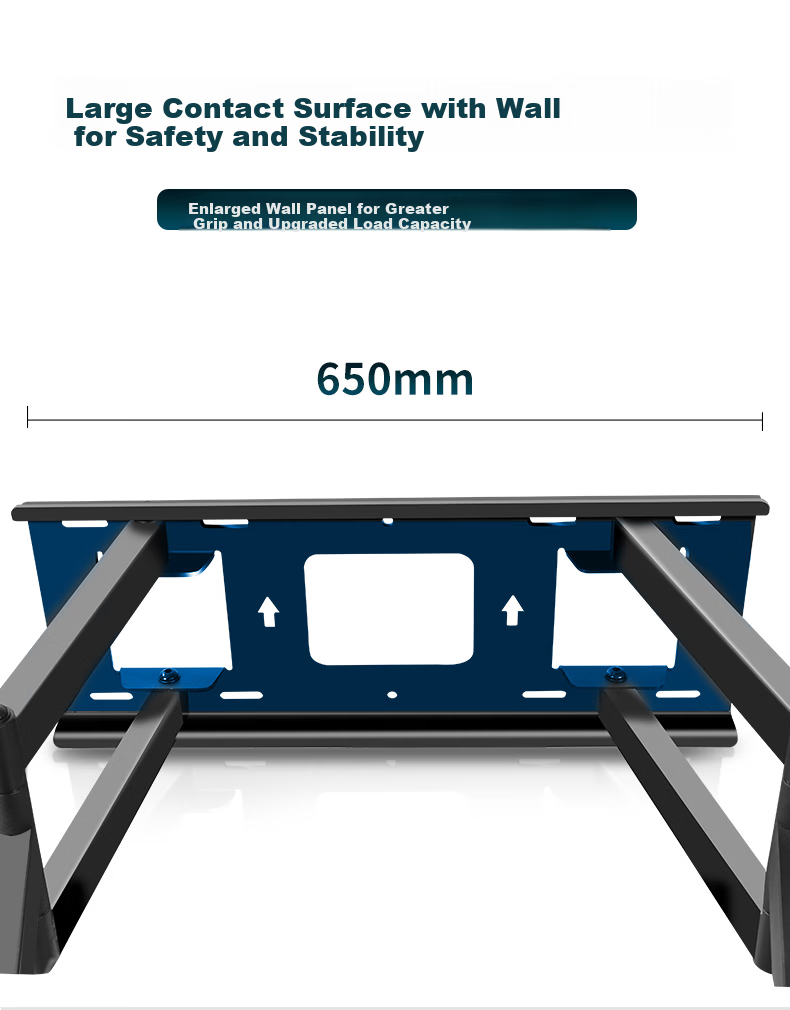 HILLPORT Conference Flat Panel TV Mount Telescopic Rotating Embedded TV Wall Bracket for JAV Hisense Huawei MAXHUB All-in-One Teaching Machine Commercial Display 65/75/90 Inch DY999S 9
