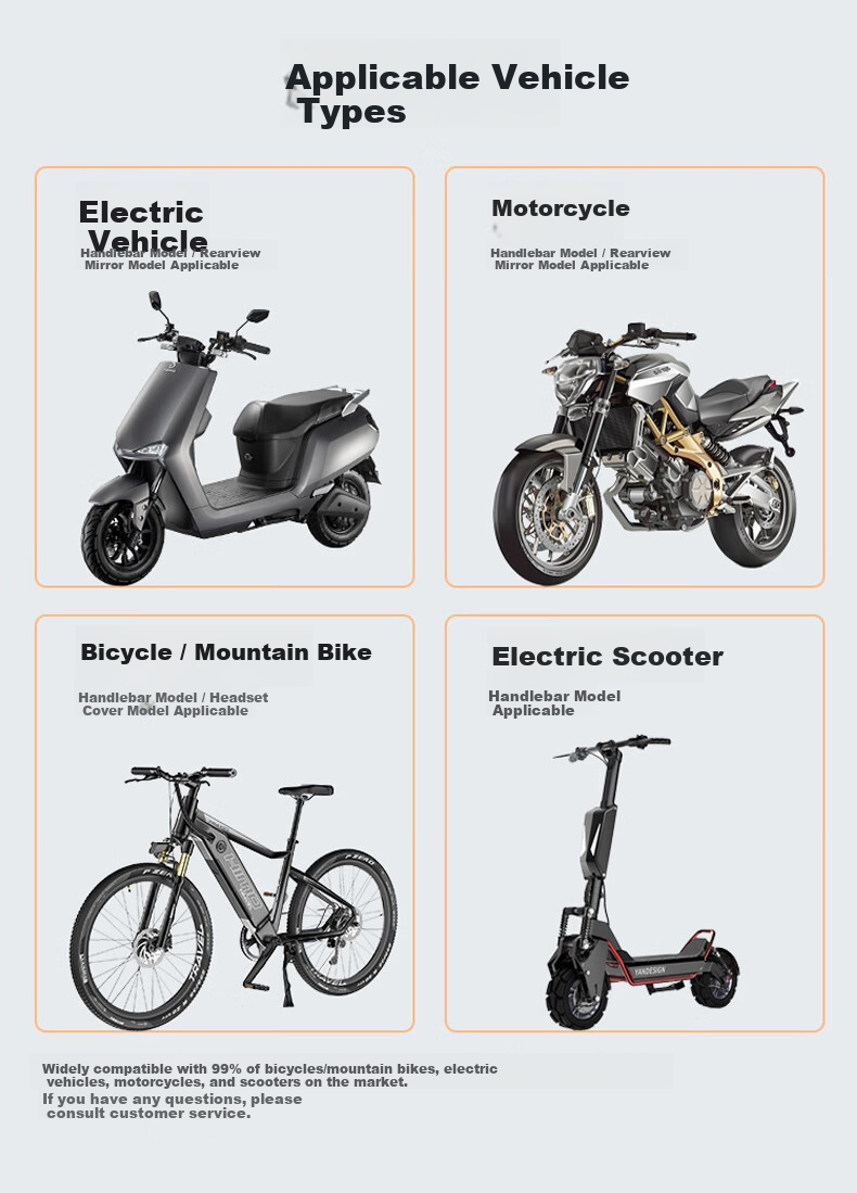Ousen Electric Bike Phone Holder for Ninebot Motorcycle Electric Bicycle Delivery Navigation Shockproof Mount 12