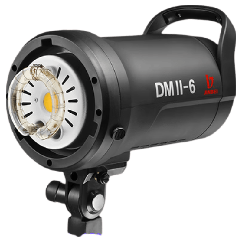 JINBEI DMII600W Studio Flash Photography Kit, Indoor Clothing Portrait ID Photo Portrait Wedding Dress Photography Fill Light, Professional Shooting Lighting Equipment