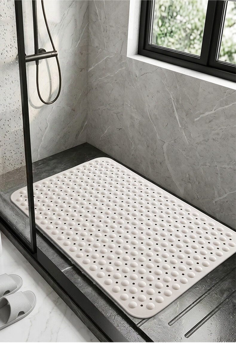 Da Jiang TPE Bathroom Non-Slip Mat Elderly Shower Anti-Slip Floor Mat Shower Room Bathroom Non-Slip Mat 40x70cm 15