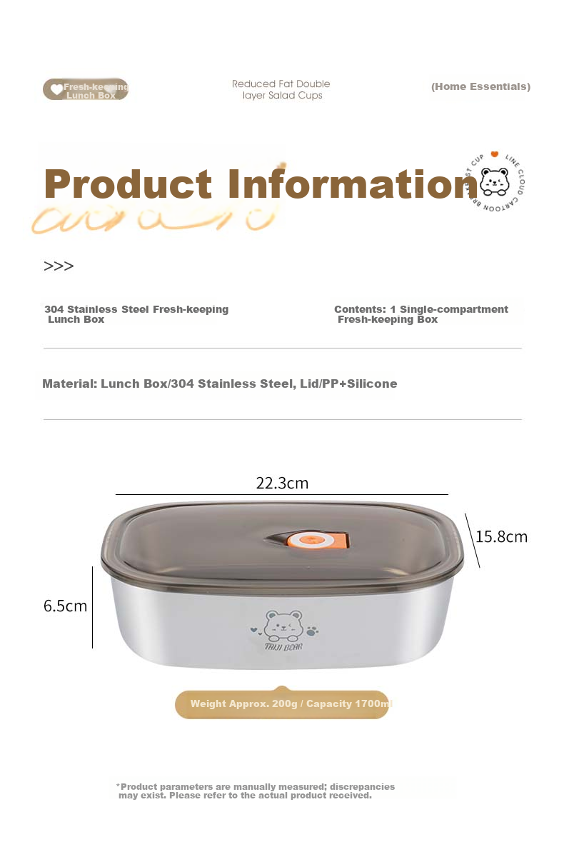 Guangyi 304 Stainless Steel Lunch Box for Elementary School Students, Office Workers, Children's Bento Box, 2-Compartment Lunch Container for Boys GY2653 5
