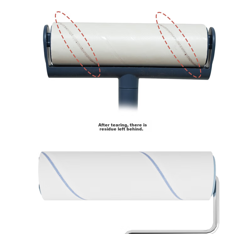 Jixiaobei Lint Roller 16cm 3 Rolls 270 Sheets Removable Sticky Hair and Dust Remover Replacement Heads Household Use 7