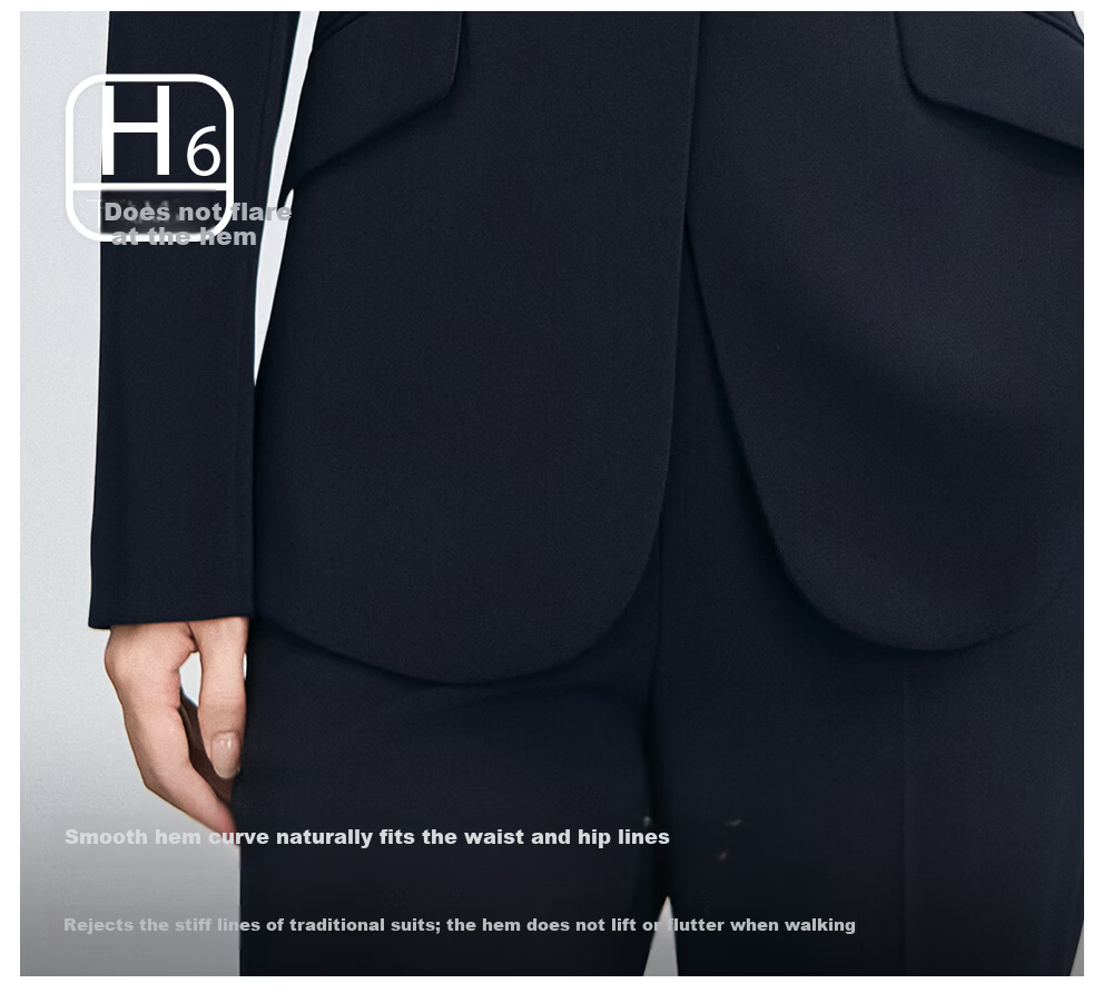 Miss Bird Women's Suit Set High-End Formal Small Size Professional Outfit National Exam Commuting Interview Blazer 5