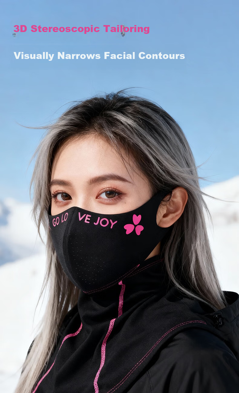 GOLOVEJOY Women's Ski Mask Face Cover Neck Warmer Windproof Cold Protection Outdoor Thermal Liner Headgear 5