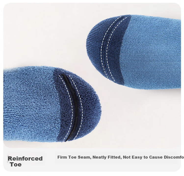 MiiOW Kids Boys Autumn Winter Thickened Fleece Lined Terry Cotton Warm Mid-Calf Socks for School Children 11