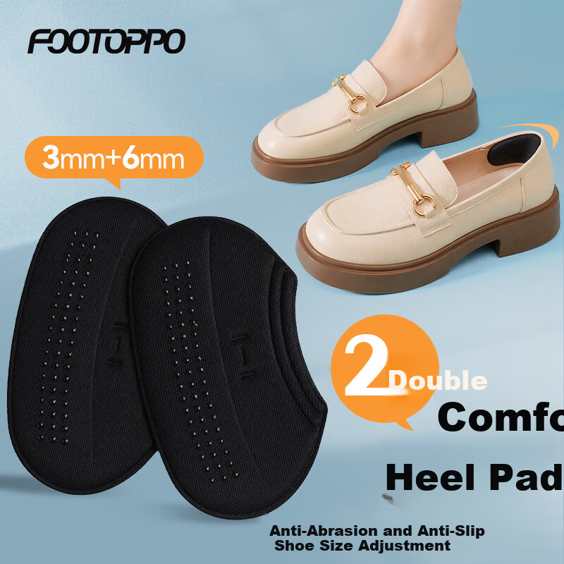 FOOTOPPO Heel Protector Anti-Friction Pads for Shoes High Heels Prevent Heel Slippage