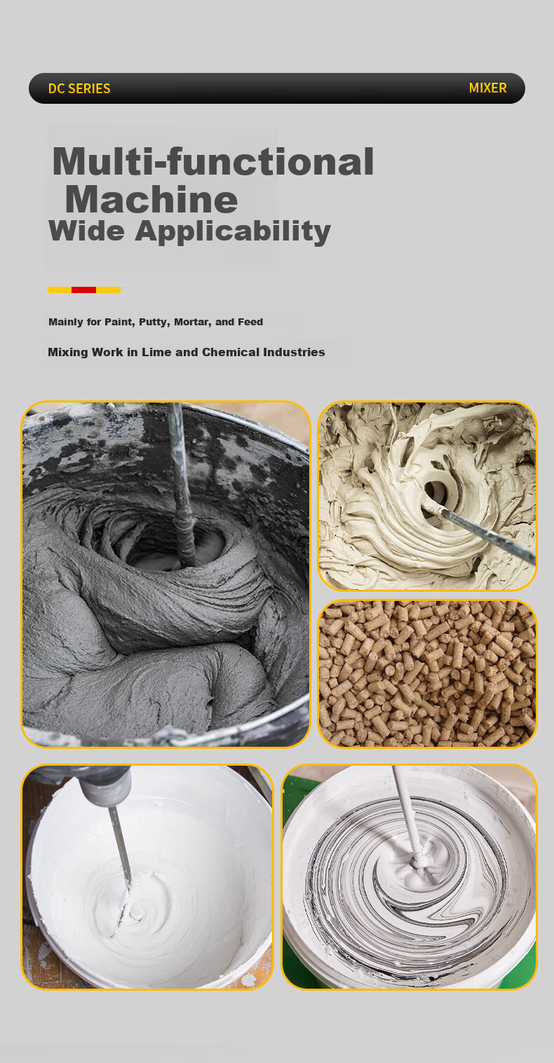 Aired Diamond Drill Mixer Putty Powder Paint Electric Cement Mortar Plastering Machine Power Tool 8