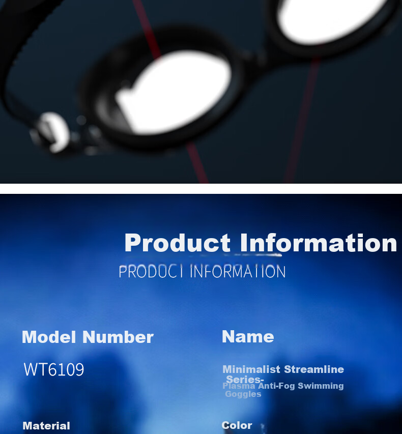 WATERTIME Men's Durable Anti-Fog HD Waterproof Swimming Goggles Professional Prescription Glasses Silver Black 200° 11