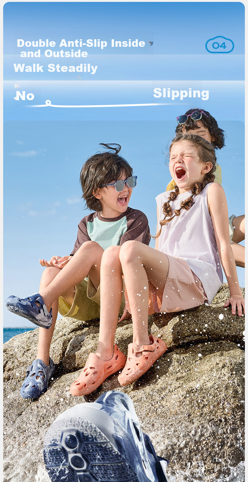 Kocotree KK Tree Kids Ventilated Non-Slip Lightweight Beach Water Shoes for Boys and Girls Parent-Child Model 12