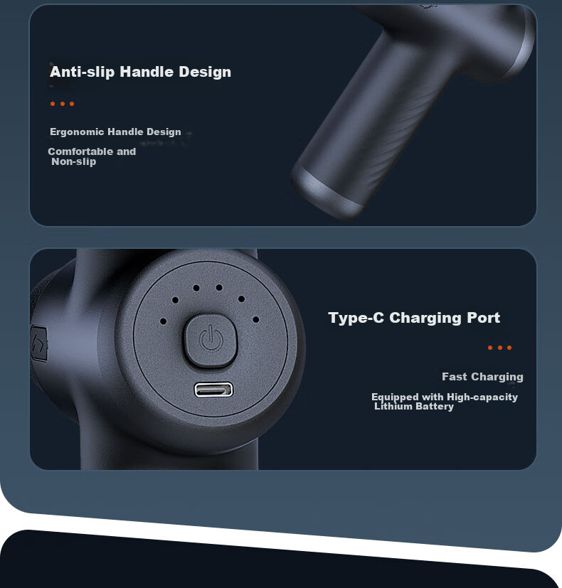 Fascia Gun Massager Professional Muscle Massager Fitness Mini Home Portable Neck Massage Gun 17