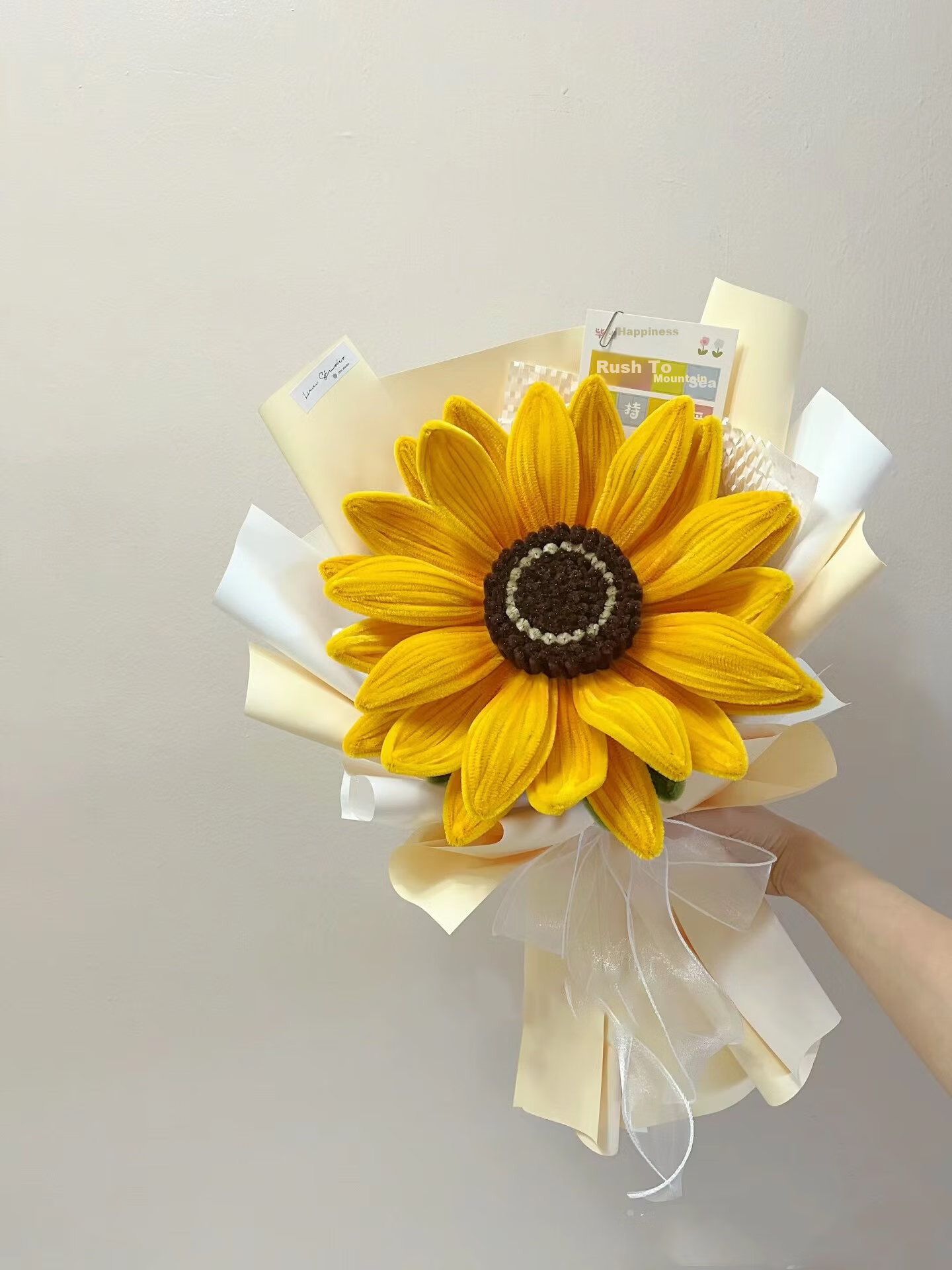 Fanyejia Twist Stick Bouquet Material Kit, DIY Handmade Artificial Flowers, Self-Made Eternal Flowers, Mid-Autumn Festival Gift Box 6