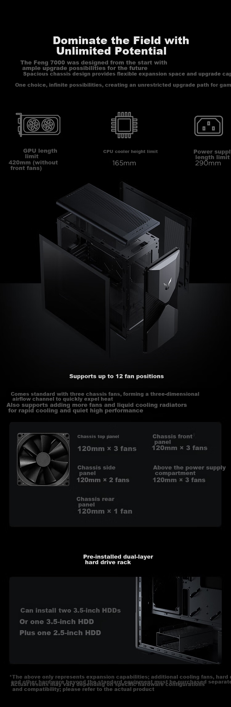 Lecoo Douzhan Zhe Feng 7000X Gaming Desktop PC (R5-5600G RTX 5060Ti 16GB DDR4 512GB) 8