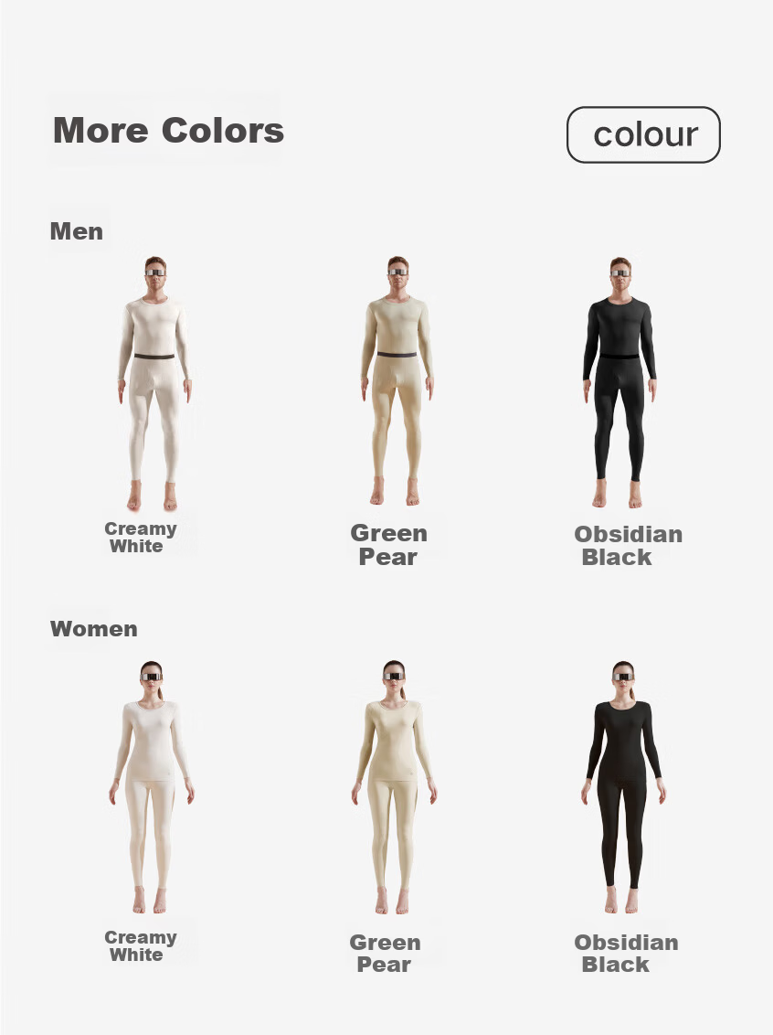 Yuejili Cashmere Protein Base Layer for Men And Women, Couples' Autumn Underwear Set, Seamless Breathable Warm Inner Wear, Moisture-Wicking And Non-Stuffy 14
