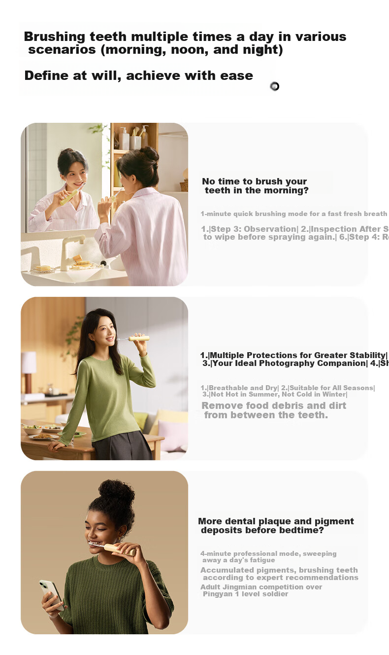 Laifen First Generation Sonic Electric Toothbrush SE Sensitive Brush Laifen Comfortable Cleaning Adult Toothbrush Yellow Couple Birthday Gift for Him/Her 13